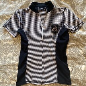 Goode Rider Short-Sleeve Equestrian Shirt- Size Large